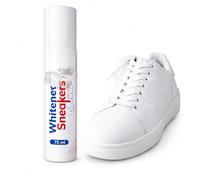 topolenashop Sbiancante per Scarpe e Pelle Bianca 75 ml con Spugnetta Applicatrice - Bianchetto Rigenerante per Sneakers, Scarpe, Borse, Cinture, Giacche in Pelle Liscia, Sintetica e Tela | 8609972