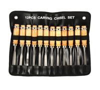 topolenashop SET 12 PZ SGORBIE PER INTAGLIO SCALPELLI SCALPELLINI UTENSILI LEGNO Art.01020