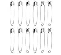 Topolenashop Set 12 Spille Da Balia 56 mm In Acciaio Inossidabile, Spille Di Sicurezza Resistenti Antiruggine Per Cucito, Abbigliamento, Sartoria, Artigianato e Fai Da Te | 64138