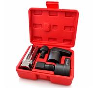 topolenashop Set 5 Pezzi Chiavi per Sonda Lambda 22 mm - Bussole per Sensore Ossigeno con Attacco 3/8" e 1/2" - Utensili per Rimozione Sensore e Ripristino Filettature con Valigetta