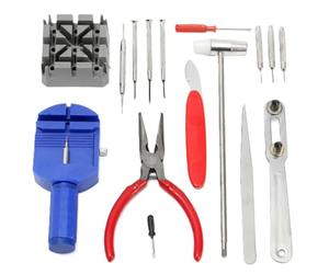 topolenashop Set Attrezzi per Riparazione Orologi 23 Pezzi - Kit Completo con Cacciaviti, Pinzette, Toglimaglie, Apricasse - Per Orologi da Polso, da Tasca e Orologeria