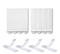 topolenashop Strisce Adesive per Quadri 8 Paia (16 Pz) | Misura S 5x1,9 cm | Appendi Poster e Decorazioni Senza Chiodi Né Residui | Adesivo Forte su Entrambi i Lati | Art. 3213247