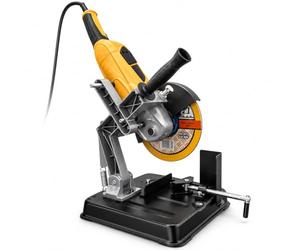 Topolenashop Supporto da Banco per Smerigliatrice Angolare 180 e 230 mm - Base Troncatrice Regolabile per Flex, Supporto per Taglio Metallo e Lavorazioni Officina | 2319058