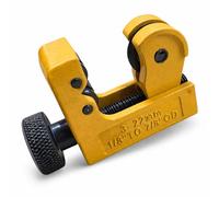Topolenashop Tagliatubi a Rotella 3-22 mm - Mini Taglia Tubi Regolabile per Rame, Alluminio, Metallo e Plastica, Utensile Manuale Compatto per Idraulica, Manutenzione e Fai da Te