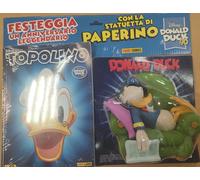 Topolino 3576 + Statuina 10x11cm Celebrativa Paperino Poltrona Limited Edition