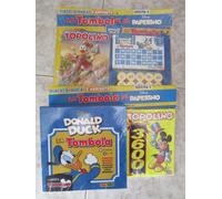 TOPOLINO 3600-3601 TOMBOLA DI PAPERINO parte 1 e 2 COMPLETA SIGILLATA
