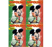 TOPOLINO 3619 VARIANT SET COMPLETO 4 DIALETTI PANINI COMICS EDIZIONE SPECIALE