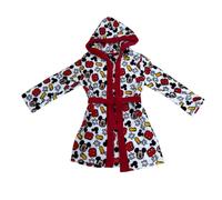 Topolino Bianco Accappatoio Caldo e Morbido Vestaglia Bambino da 3 a 8 anni