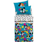 Topolino Completo Caleffi Letto 3pz Disney 1 Piazza, 100% Cotone Multicolore