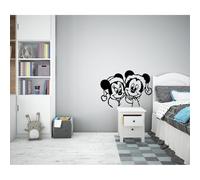 TOPOLINO E TOPOLINA - Adesivo murale wall sticker in vinile 55x80 cm