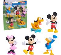 TOPOLINO Figure BOX 5 Personaggi 6cm PAPERINO PLUTO Originali MICKEY MOUSE