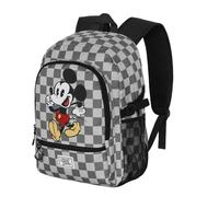 Disney Karactermania – Zaino Mickey Mouse Move Fight Fan 2.2 – 31 x 44 cm 24 L – Grigio