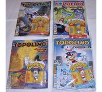 TOPOLINO n°3176/77/78/79 + LE GOMMINE Completo BLISTERATO
