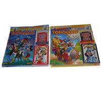 TOPOLINO n°3480-81 LE CARTE DA GIOCO D'AUTORE ROSSO E NERO NUOVI BLISTERATI