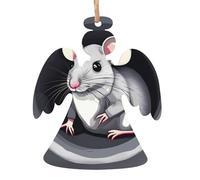 Topolino nel foro in legno a forma di angelo decorazione Fashion Design 4 PCS adatto per la decorazione di festival della casa