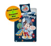 Mickey Mouse Set Copripiumino Ragazzi Singolo Ue Misura Cotone Biancheria Disney