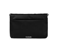 Topologie - Tracolla per accessori - Flat Sacoche Small Black Dry in Pelle - Nero