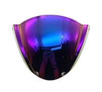 TOPOLVLCKC Per D&UCATI Monster 696 796 1100 1100S Ricambi Moto Parabrezza Sportivo Copritesta Deflettore Visiera Estensione per Parabrezza Moto(Dark Rainbow)