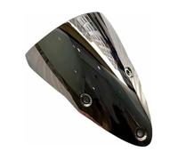 TOPOLVLCKC Per D&UCATI per 939S 950S 2017-2021 Parabrezza Deflettori Antivento A Doppia Bolla Parabrezza Estensione per Parabrezza Moto(Chrome)