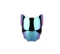 TOPOLVLCKC Per EX500 Per N&inja 500R 1987-2009 Parabrezza Doppia Bolla Parabrezza Accessori Moto Carenatura Deflettore Estensione per parabrezza moto(Iridium)