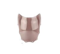 TOPOLVLCKC Per EX500 Per N&inja 500R 1987-2009 Parabrezza Doppia Bolla Parabrezza Accessori Moto Carenatura Deflettore Estensione per parabrezza moto(Smoke)