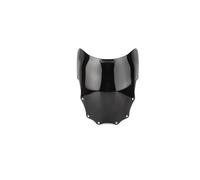 TOPOLVLCKC Per EX500 Per N&inja 500R 1987-2009 Parabrezza Doppia Bolla Parabrezza Accessori Moto Carenatura Deflettore Estensione per parabrezza moto(Black)