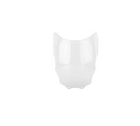 TOPOLVLCKC Per EX500 Per N&inja 500R 1987-2009 Parabrezza Doppia Bolla Parabrezza Accessori Moto Carenatura Deflettore Estensione per parabrezza moto(Silver)