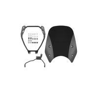 TOPOLVLCKC Per H&onda GB350S 2023 2024 Parabrezza Moto Anteriore Schermo Deflettori Del Flusso D'aria Visiera Estensione per parabrezza moto(Black)