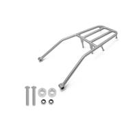 TOPOLVLCKC Per KLX250 Per KLX 250 2008-2013 Supporto Per Sedile Passeggero Supporto Per Ripiano Portaoggetti Barra Di Sostegno Corrimano posteriore passeggero della motocicl(Silver)
