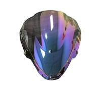 TOPOLVLCKC Per N&inja 636 Per ZX-6R 2024 2025 Parabrezza Per Moto Parabrezza A Doppia Bolla Deflettori D'aria Anteriori Estensione per parabrezza moto(Clear Iruidium)