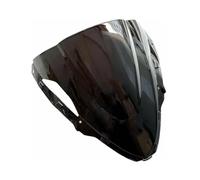 TOPOLVLCKC Per N&inja 636 Per ZX-6R 2024 2025 Parabrezza Per Moto Parabrezza A Doppia Bolla Deflettori D'aria Anteriori Estensione per parabrezza moto(Black)