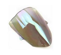 TOPOLVLCKC Per N&inja ZX-10R 2008 2009 2010 Per ZX6R 2009-2023 Parabrezza A Doppia Bolla Estensione per parabrezza moto(Silver)