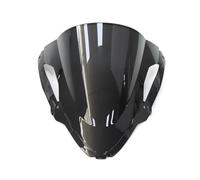 TOPOLVLCKC Per N&inja ZX-6R 2024 2025 2026 Parabrezza Anteriore Per Moto Deflettori Antivento Estensione per parabrezza moto(Black)