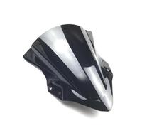 TOPOLVLCKC Per Ninja400 Per EX400 2018 2019 2020-2023 Parabrezza A Doppia Bolla Per Moto Protezione Deflettore Parabrezza Estensione per parabrezza moto(Black)