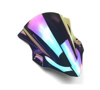 TOPOLVLCKC Per Ninja400 Per EX400 2018 2019 2020-2023 Parabrezza A Doppia Bolla Per Moto Protezione Deflettore Parabrezza Estensione per parabrezza moto(Iridium)