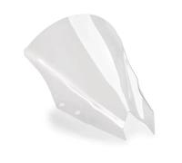 TOPOLVLCKC Per NINJA500 SE 2024 Parabrezza A Doppia Bolla Parabrezza Carenatura Schermo Deflettore Del Vento Accessori Moto Estensione per parabrezza moto(Clear with puig logo)