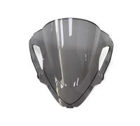 TOPOLVLCKC Per Parabrezza Moto ZX6R 2024 Parabrezza A Doppia Bolla Estensione per parabrezza moto(Light Smoke)