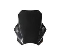 TOPOLVLCKC Per Parabrezza Per Moto Y&amaha, Coperture Per Parabrezza, Schermo Con Lente Fumé, Deflettore Per Moto Estensione per parabrezza moto(Black 22-28mm)