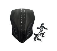 TOPOLVLCKC Per Parabrezza Per Moto Z900 2017 2018 2019 Supporto Per Parabrezza Deflettore Del Vento Per Flusso D'aria Estensione per parabrezza moto(Black)