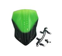 TOPOLVLCKC Per Parabrezza Per Moto Z900 2017 2018 2019 Supporto Per Parabrezza Deflettore Del Vento Per Flusso D'aria Estensione per parabrezza moto(Green)