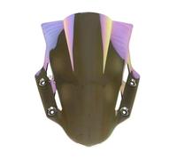 TOPOLVLCKC Per S&UZUKI per GSX250R 2017 2018 2019 2020 Deflettori Antivento per Moto Parabrezza Parabrezza Fumè Estensione per Parabrezza Moto(Clear Iridium)