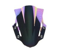 TOPOLVLCKC Per S&UZUKI per GSX250R 2017 2018 2019 2020 Deflettori Antivento per Moto Parabrezza Parabrezza Fumè Estensione per Parabrezza Moto(Black Iridium)