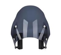TOPOLVLCKC Per Vulcan S 650 2015-2025 Parabrezza Per Moto Deflettore Parabrezza Con Staffa Fissa Set Estensione per parabrezza moto(Smoke Gary)