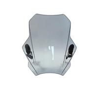 TOPOLVLCKC Per Y&amaha Per FZ1 FZ6 FZ8 Parabrezza Per Moto Copri Parabrezza Schermo Lente Fumé Deflettore Per Moto Estensione per parabrezza moto(Light Grey)
