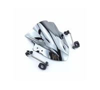 TOPOLVLCKC Per Z1000 Z800 Z250 Z300 Z750 Z750R ER4N ER6N ER6F 2004-2015 Deflettori Parabrezza In Plastica Parabrezza Per Moto Estensione per parabrezza moto(Chrome)