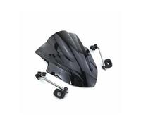 TOPOLVLCKC Per Z1000 Z800 Z250 Z300 Z750 Z750R ER4N ER6N ER6F 2004-2015 Deflettori Parabrezza In Plastica Parabrezza Per Moto Estensione per parabrezza moto(Black)