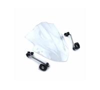 TOPOLVLCKC Per Z1000 Z800 Z250 Z300 Z750 Z750R ER4N ER6N ER6F 2004-2015 Deflettori Parabrezza In Plastica Parabrezza Per Moto Estensione per parabrezza moto(Clear)