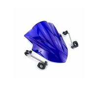 TOPOLVLCKC Per Z1000 Z800 Z250 Z300 Z750 Z750R ER4N ER6N ER6F 2004-2015 Deflettori Parabrezza In Plastica Parabrezza Per Moto Estensione per parabrezza moto(Blue)