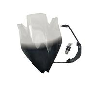 TOPOLVLCKC Per Z750R 2007-2012 Parabrezza Deflettore Del Vento Spoiler Nero Fumé Di Alta Qualità Estensione per parabrezza moto(Clear)