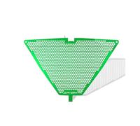 TOPOLVLCKC Per ZX-6R 2024 Protezione Radiatore Accessori per Moto Protezioni Protezione Radiatore Olio Griglia Protezione radiatore Motore(Exhaust Guard Green)